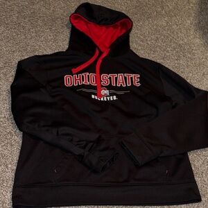 Ohio State Black and Red Men's Hoodie
